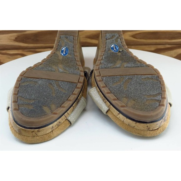 Dr. Scholl's Sz 8.5 M Brown Slide Fabric Women Sandals - Picture 8 of 8